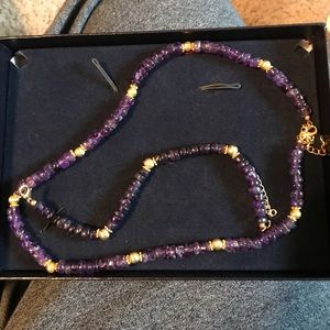 Stauer amethyst jewelry set